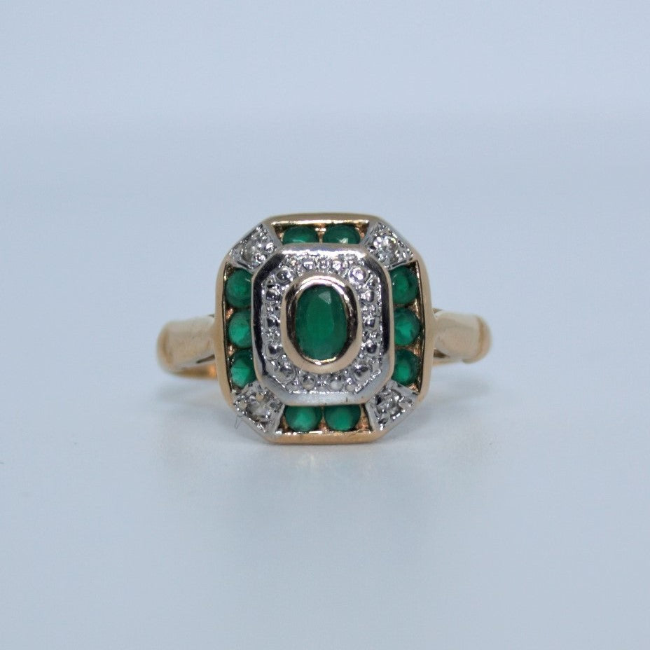Ring Antonie 🐥 Vermilion ring set with a rhodolite garnet